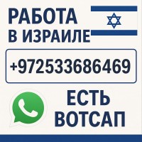 Работа в Израиле с визой и проживанием - от $3900 в месяц