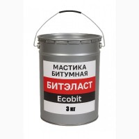 Мастика битумная ведро 3, 0 кг БИТЭЛАСТ - БИТУМНЫЙ Ecobit ДСТУ Б В.2.7-108-2001