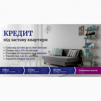 Кредит під заставу нерухомості без перевірок у Києві