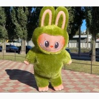 Надувной костюм Лабубу 240 см с вентилятором 4 часа работы на одном заряде