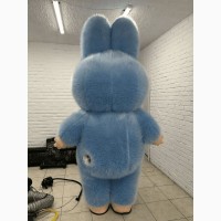 Надувной костюм Лабубу 240 см с вентилятором 4 часа работы на одном заряде