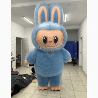 Надувной костюм Лабубу 240 см с вентилятором 4 часа работы на одном заряде