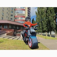 Наружная реклама человек надувной 3D копии товаров, персонажей, животных 3.4 м