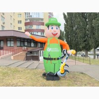 Наружная реклама человек надувной 3D копии товаров, персонажей, животных 3.4 м