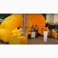 Палатка надувная тент для уличного маркетинга, рекламы возведение 5-15 мин