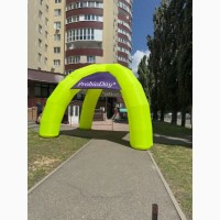 Палатка надувная тент для уличного маркетинга, рекламы возведение 5-15 мин