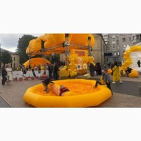 Палатка надувная тент для уличного маркетинга, рекламы возведение 5-15 мин