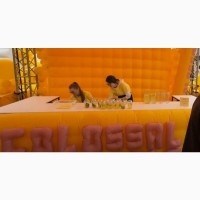 Палатка надувная тент для уличного маркетинга, рекламы возведение 5-15 мин