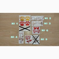 Наклейки 3D выпуклые формы