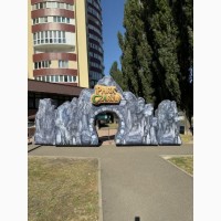 Декорации улиц надувные для оформления сцены, рекламы