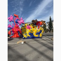 Декорации улиц надувные для оформления сцены, рекламы