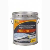 Мастика масляная морозостойкая МБ - 50 ЭКОБИТ ведро 3, 0 кг ДСТУ Б В.2.7-108-2001