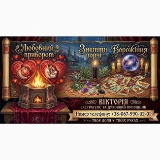 Ворожіння в Києві. Зняття порчі. Любовний приворот