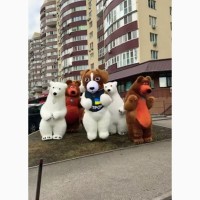 Костюм аниматору Мишка 250 см, свобода движений, обзор, 4 часа работы