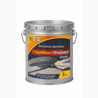 Битумная грунтовка ведро 3, 0 л СтройИзол Праймер ЭКОБИТ ДСТУ Б В.2.7-108-2001