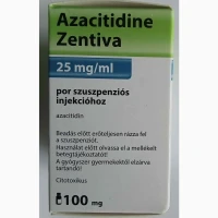 Медикаменти іньєкції Азацитидин Зентіва Азацытидин Зентива 25 мг. Azacitidine Zentiva 25mg