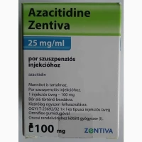 Медикаменти іньєкції Азацитидин Зентіва Азацытидин Зентива 25 мг. Azacitidine Zentiva 25mg