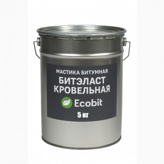 Мастика битумная ведро 5, 0 кг БИТЭЛАСТ - КРОВЕЛЬНЫЙ Ecobit ДСТУ Б В.2.7-108-2001