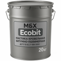 МБХ Ecobit Мастика покрівельна бітумно-полімерна ДСТУ Б В.2.7-108-2001 20 кг
