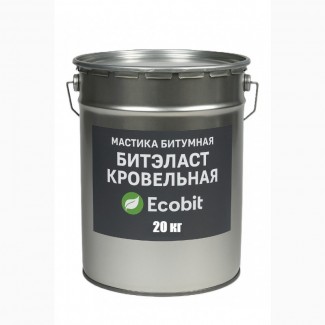 Мастика битумная ведро 20, 0 кг БИТЭЛАСТ - КРОВЕЛЬНЫЙ Ecobit ДСТУ Б В.2.7-108-2001