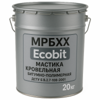 МРБХХ Ecobit Мастика покрівельна бітумно-полімерна ДСТУ Б В.2.7-108-2001 20 кг
