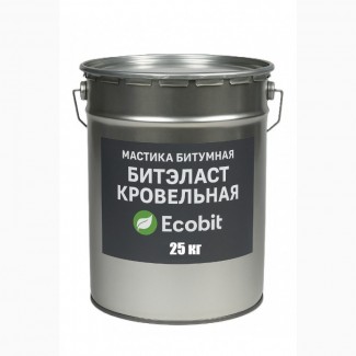 Мастика битумная ведро 25, 0 кг БИТЭЛАСТ - КРОВЕЛЬНЫЙ Ecobit ДСТУ Б В.2.7-108-2001