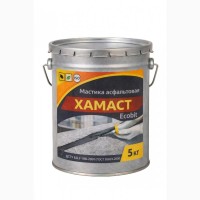 Мастика асфальтовая ХАМАСТ ЭКОБИТ ведро 5, 0 кг ДСТУ Б.В.2.7-108-2001 (ГОСТ 30693-2000)