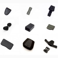 Різноманітні наконечники для стрічок та шнурів упаковками