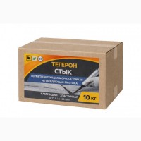Тегерон Стык Экобит ящик 10 кг герметизирующая морозостойкая нетвердеющая мастика
