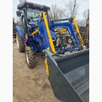 Фронтальний навантажувач на мінітрактор