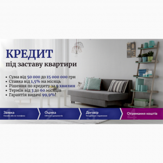 Швидке фінансування під заставу квартири, будинку у Києві