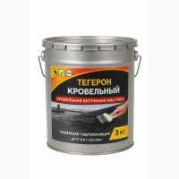 Тегерон Кровельный Ecobit ведро 3, 0 кг - кровельная битумная мастика ДСТУ Б В.2.7-106-2001