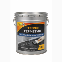 Мастика ТЕГЕРОН Герметик ЭКОБИТ ведро 10, 0 кг бутилкаучуковая ДСТУ Б В.2.7-77-98