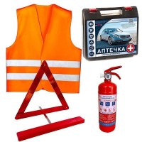 Автомобільні комплекти безпеки ВП-1 та ВП-2 - сертифікований захист за вимогами ПДР