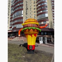 Аэромен зазывало Человечек машет рукой монтаж 5-10 минут 3.4 м