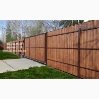 Паркани ковані, зварені, із профлисту. Навіс. Ворота