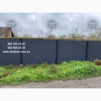 Паркани ковані, зварені, із профлисту. Навіс. Ворота