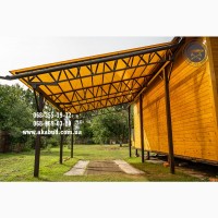 Паркани ковані, зварені, із профлисту. Навіс. Ворота