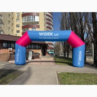 Надувная арка уличная реклама Надувной старт финиш Акции презентации