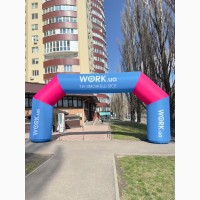 Надувная арка уличная реклама Надувной старт финиш Акции презентации