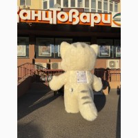 Надувной костюм аниматору кот 4 часа работы 2.4 м 60 Вт