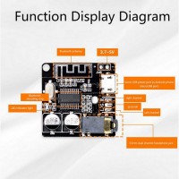 Аудио Bluetooth 5.0 XY-BT-Mini 3.7-5V